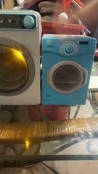 Reviewing My New Playgo Toy Washing Machine! (+ A Comparison To The My Life As Toy Washing Machine!)