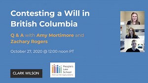 Contesting a Will in British Columbia (Recorded Webinar)