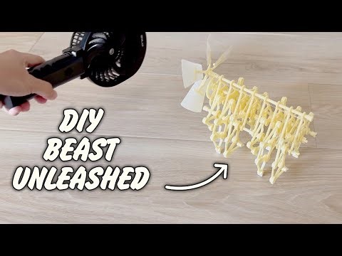 QUICK LOOK: Mini Strandbeest Model Kit - See It In Action!