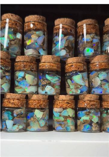 Get your own mystery chalk opal jar by clicking the shopping cart button above 🛒🥰✨ #opals #ethiopianopal #naturalopals #chalkopal #opaltrove