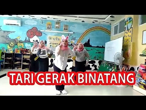 TARI GERAK BINATANG ‼️ Tari anak TK dan PAUD