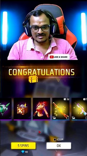 🥰New Gloowall Spin🥰#ptglive #fflive #ff #freefire #12hourslivestreamingking #idiyappam