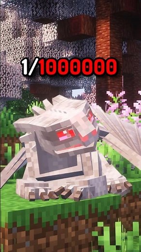 Rarest Dragon in How to Train your Dragon in Minecraft the Albino Alpha Night Fury #shorts