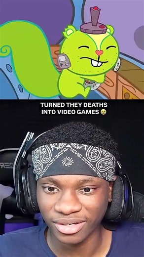 TURNED THEY DEATHS INTO VIDEO GAMES 😭 #reaction #trending #shorts #happytreefriends