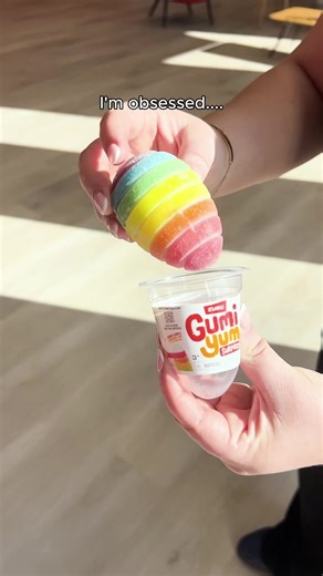 I’m obsessed with this candy. 🎉 Unwrap the FUN with Gumi Yum Surprise! 🍬 This viral TikTok candy is taking over with 4.3M likes! 😍 Peel through 8 fruity flavors—cherry, strawberry, blue raspberry & more—then CRACK open the egg for a collectible toy! 🦒#gumiyum #candy #CandyAddict