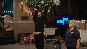 Adam Driver Trashes A Christmas Tree In A New SNL Promo