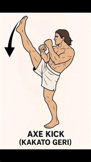 Impact delivered straight from the heel, Kakato Geri. 🥋👊🏻 #practice #karate #selfdefense #training