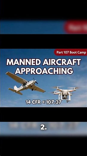The right-of-way rule most drone pilots get wrong #part107 #drones #testprep