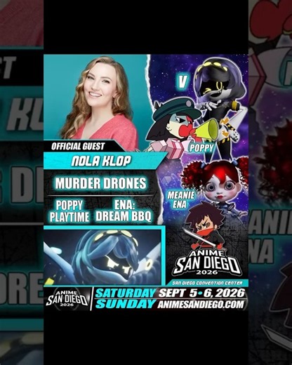Nola Klop @Anime San Diego in San Diego, California, US Sep 5-6! #animesandiego #convention