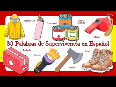 30 Palabras de Supervivencia en Español | Survival Spanish Vocabulary