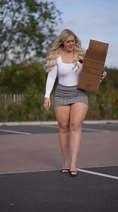 Any ideas? #blonde #fyp #heels #shortdress #reels #office | Sammy Blondee