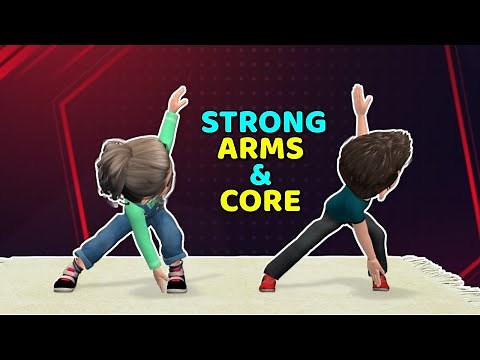 STRONG ARMS & CORE: UPPER BODY AND BELLY EXERCISES FOR KIDS