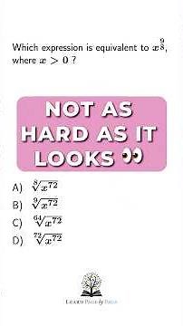 Fractional Power Question | SAT | GCSE #maths #powers #algebra