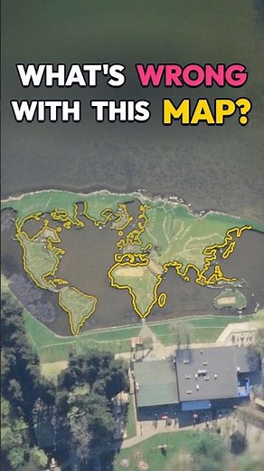 This world map is 90 metres long 🌍