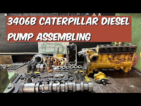 3406B Caterpillar Fuel Injection Pump Assembling