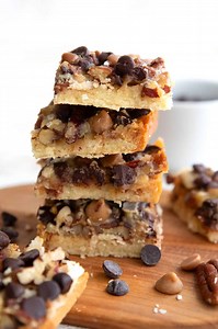 Keto Magic Cookie Bars