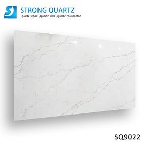 [Hot Item] Polished Calacatta White 3200*1600 White/Black/Grey Quartz Stone Slabs