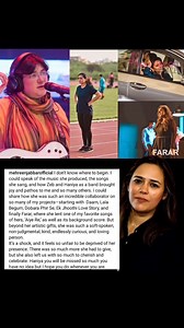 Mehreen Jabbar mourns the loss of the iconic Haniya Aslam, paying tribute to her legacy by sharing some of her most unforgettable musical pieces🤍🕊️ #Lollywoodspace #mehreenjabbar #haniyaaslam #zebandhaniya | Lollywoodspace