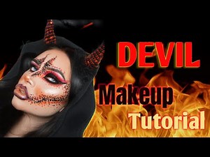 Halloween Makeup Tutorial - DEVIL MAKEUP