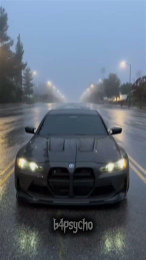 Flash Warning⚡ BMW M3🖤🦇 #bmw #bmwm3 #caredit