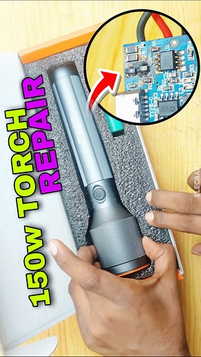 2.5M views · 57K reactions | I've repaired a 150w torch and my subscriber gave me to repair! | Siddharth Jaiswar | Facebook