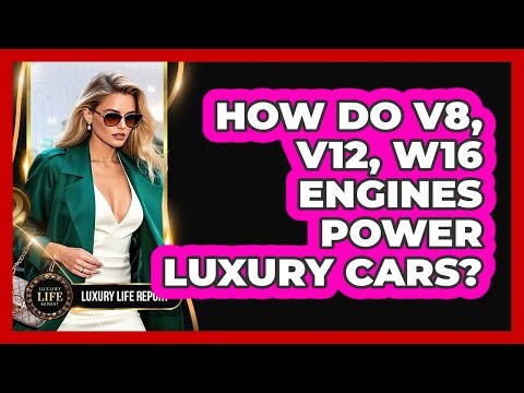 How Do V8, V12, W16 Engines Power Luxury Cars? - Luxury Life Report