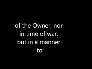 Third Amendment, put to song