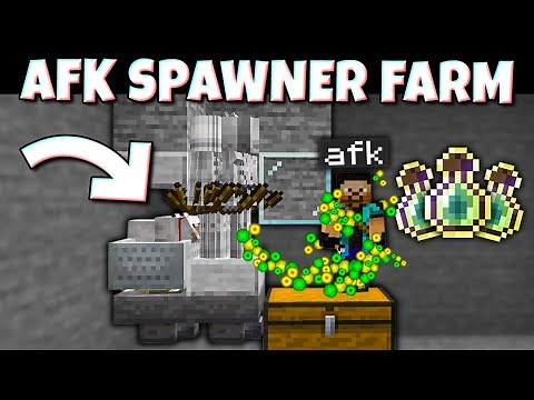 AFK Mob Spawner XP Farm for Minecraft 1.19 - Fully Automatic Skeleton XP Farm