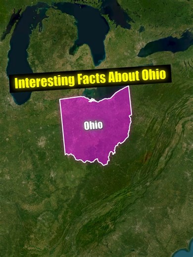 Interesting Facts About Ohio #ohio #unitedstates #facts #map #learnontiktok