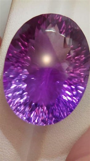 Giant precision cut Amethyst 71.65 CTS Puritygems.etsy.com