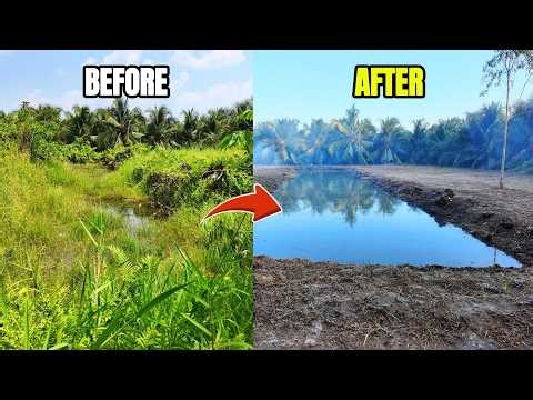 3 YEARS ABANDONED — Jungle Pond FULL RESTORATION with PROFESSIONAL CLEANUP