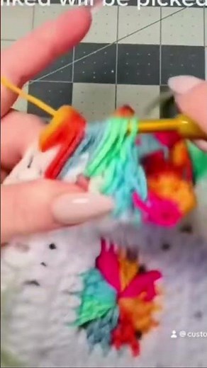 Crochet Rainbow Starburst Granny Square - full tutorial video 👇🏻 #crochet #crochetgrannysquare