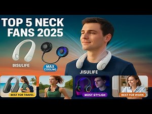 ❄️ TOP 5 Best Portable Neck Fans 2025(Guide & Reviews)