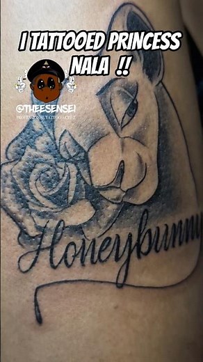 I Tattooed Princess Nala! 🦁🌹 | Disney Lion King Art #tattoo #tattooartist #tattooideas #tattoolover
