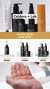 Discover the secret to younger looking skin. Trusted by actors, athletes, and discerning men worldwide. #calderalab #cleanskincare #clinicallyproven | Caldera Lab