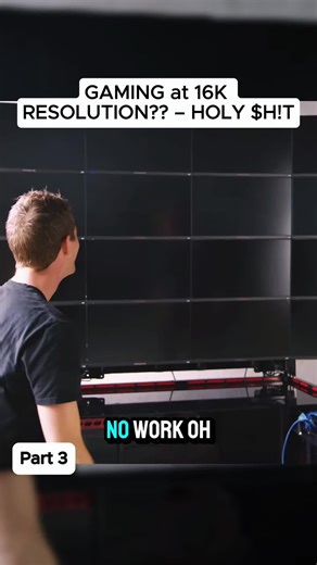 GAMING at 16K RESOLUTION – HOLY $H!T-p3#techtok #techreview #techtips #hardware #pcbuild