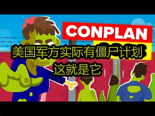 【中配】美国军方实际有僵尸计划：这就是它（Conplan 8888） - The Infographics Show