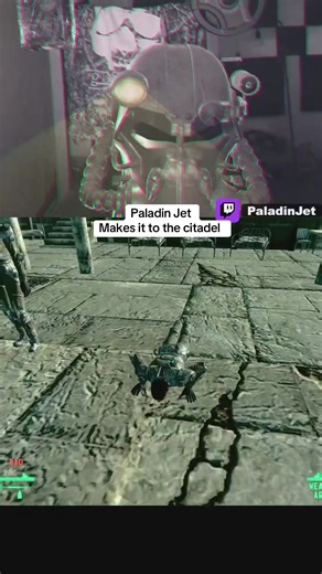Paladin Jet from the brotherhood of steel makes it to the citadel in fallout 3 #Fallout #fallout3 #falloutnewvegas #fallouttok