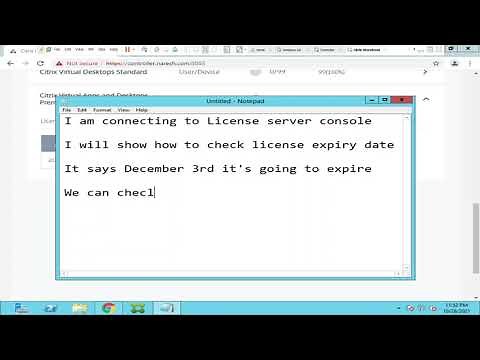 How to check License Expiry date on Citrix License server