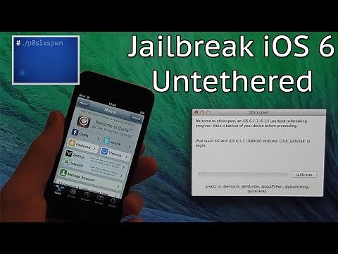 How to Jailbreak iOS 6.1.3/6.1.4/6.1.5/6.1.6 Using p0sixspwn (Untethered)