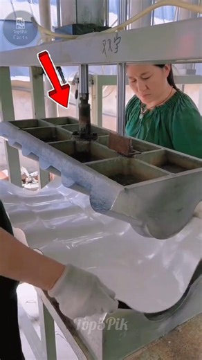 How Plastic Is Molded Using Vacuum Forming! 😱 #shorts