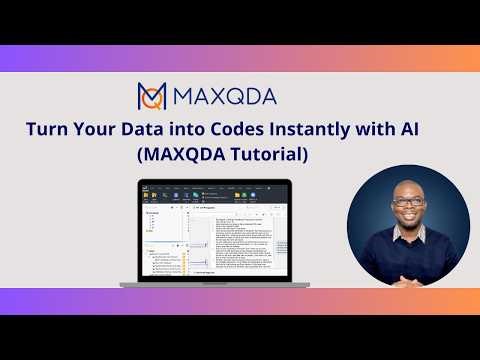 Turn Your Data into Codes Instantly with AI (MAXQDA Tutorial)