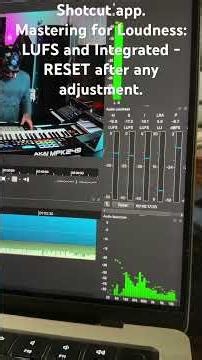 Shotcut Video Editing Freeware - Audio Mastering LUFS Integrated Average