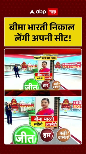 Bihar Exit Poll 2025: बाहुबली की पत्नी बीमा भारती निकाल लेंगी अपनी सीट | RJD | JDU