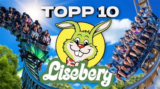 Topp 10 BÄSTA Attraktionerna på Liseberg! | David Bakas