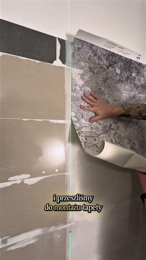 Bathroom wall transformation in 24 hours!