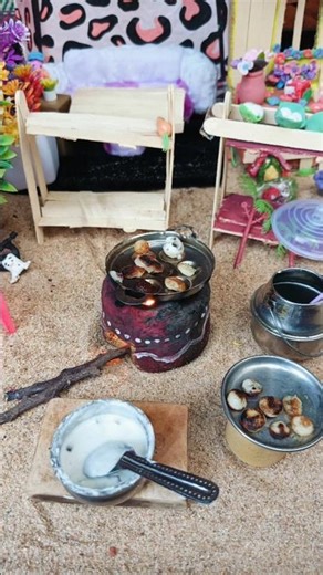 Tiny Paniyaram Recipe | Mini Cooking in Small Kitchen