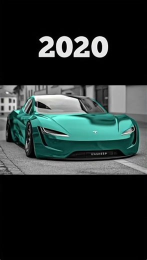 EVOLUTION OF TESLA CAR MODELS (1995~2025) PLEASE SUBSCRIBE #shortvideo