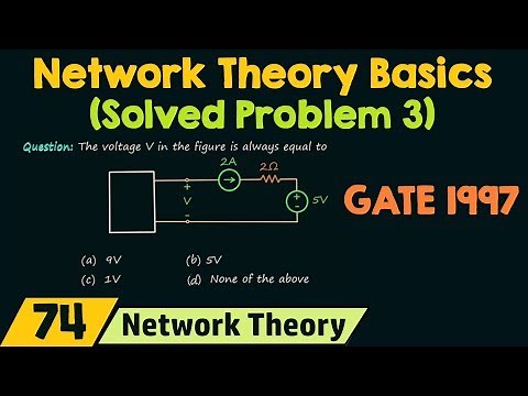 Basics of Network Theory (Solved Problem 3)