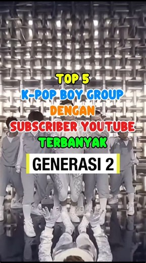 Bukti Belum Tergantikan! Inilah 5 Boy Group K-Pop Gen 2 yang Paling Banyak Disubscribe di YouTube
